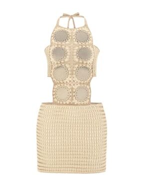 My Beachy Side Crocheted Cut-Out Minidress